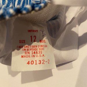 Vintage Striped Overalls